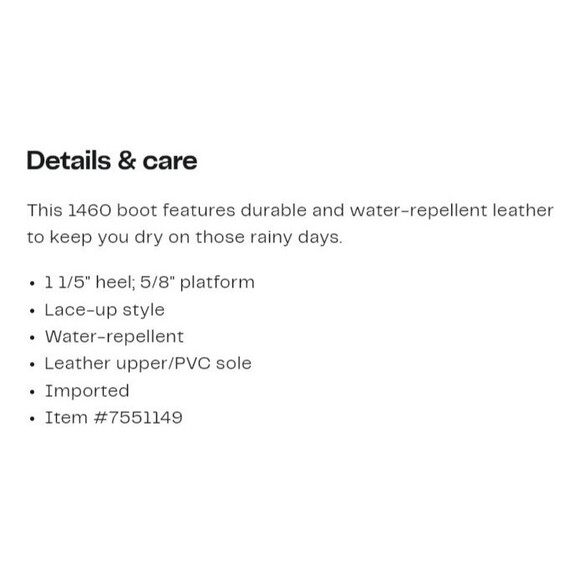 Dr Martens 1460 Leopard Pink Water Repellent Leather Boot Lace Up Women US 6 - Picture 14 of 14